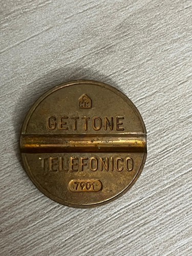 Gettone telefonico raro numero