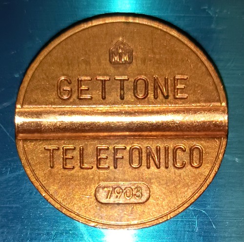 Gettone telefonico cmm - telefonico,