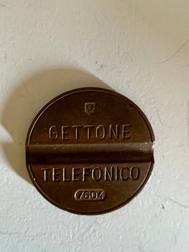 Gettone telefonico 7604 raro - 7604,