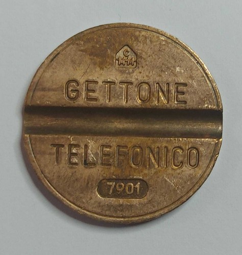 Gettone telefonico con segno - telefonico,