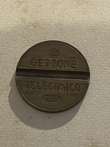Gettone telefonico raro - gettone,