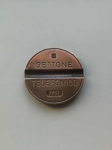 Gettone telefonico 7607 raro - gettone,