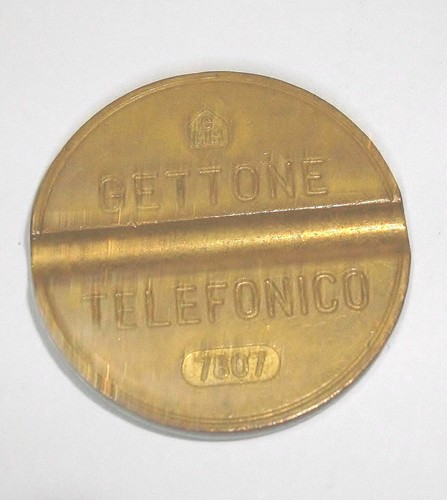 Gettone telefonico sip - telefonico, 7807
