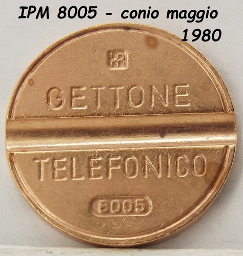 1980 gettone telefonico ipm - 1980,