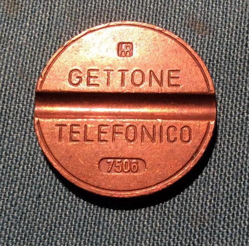 Gettone telefonico raro 7506 - gettone,