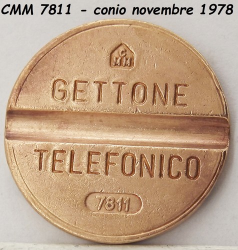 1978 gettone telefonico cmm - gettone,