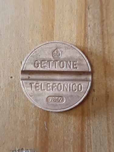 Gettone telefonico 7809 raro - raro,