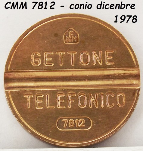1978 gettone telefonico - telefonico, cmm
