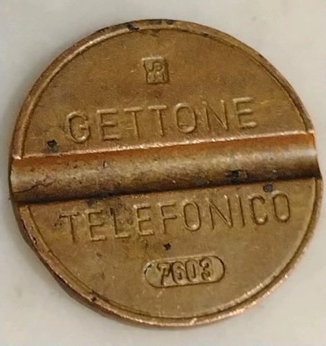 Gettone telefonico sip - telefonico, 7603