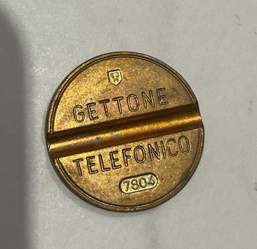 Gettone telefonico con - gettone,