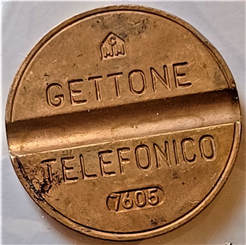 Gettone telefonico raro - x,