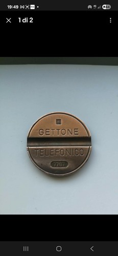 Gettone telefonico 7707 raro - telefonico,