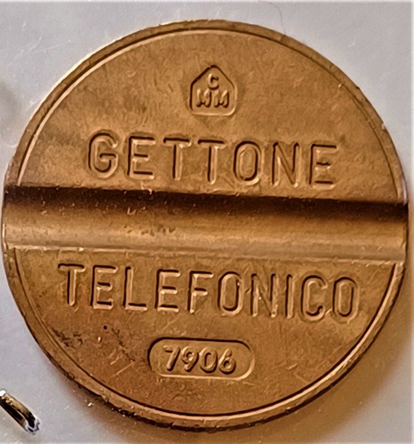 Gettone telefonico raro - x,