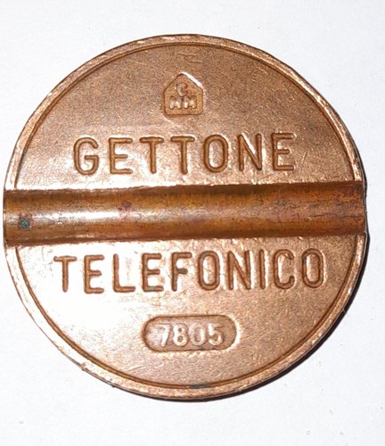 Gettone telefonico raro 7805 - gettone,