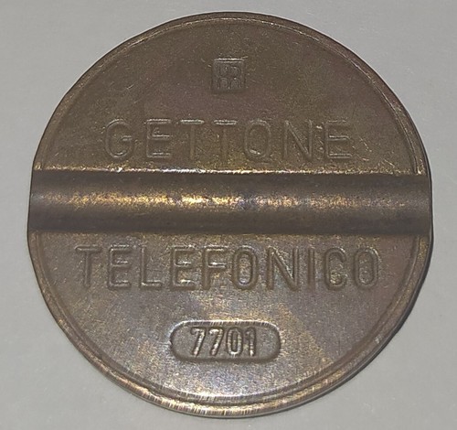 Gettone telefonico 7701 raro - telefonico,