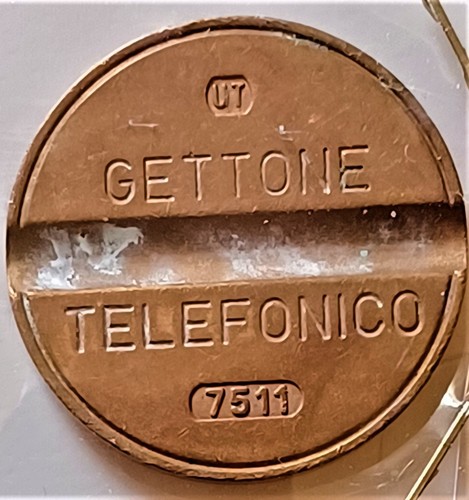 Gettone telefonico raro - gettone,