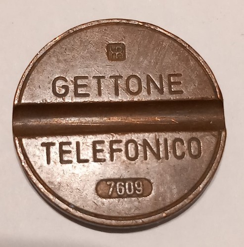 Gettone telefonico 7609 raro - gettone,