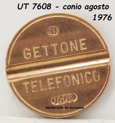 1976 gettone telefonico - telefonico, ut