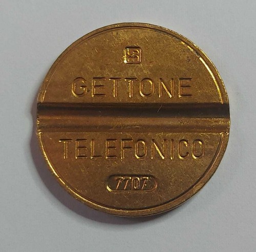 Gettone telefonico con segno - telefonico,
