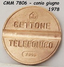 1978 GETTONE TELEFONICO CMM
