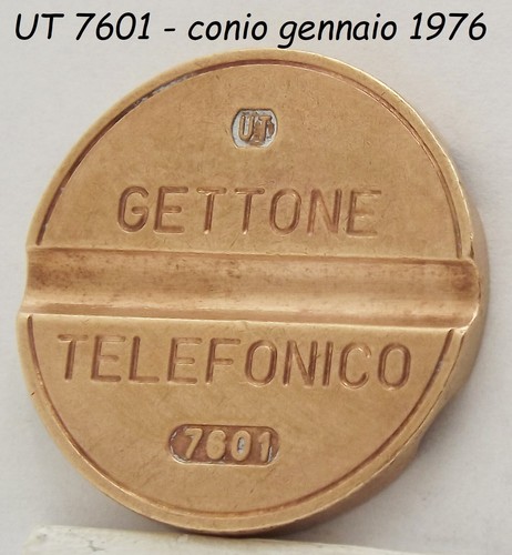 1975 gettone telefonico - 1975, ut