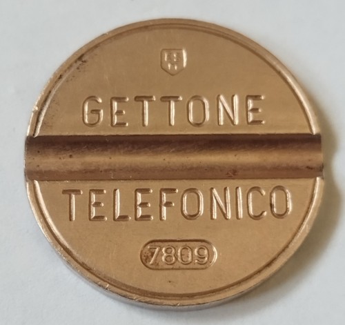 Gettone telefonico raro con - telefonico,