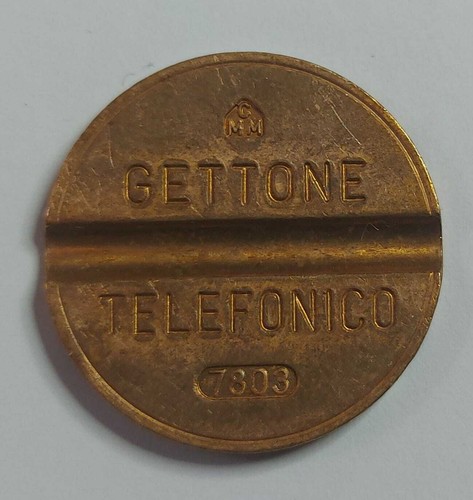 Gettone telefonico con - telefonico,